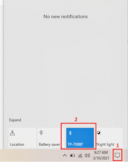 cara mengaktifkan bluetooth laptop dan pc