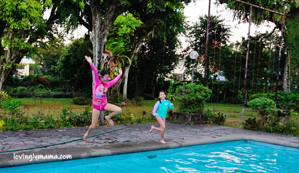 Delfin Ledesma Ancestral House with pool - Silay Airbnb - Bacolod blogger - Bacolod mommy blogger - family travel - breakfast in the garden - Filipino breakfast - landscaping - yard - Silay City hotel