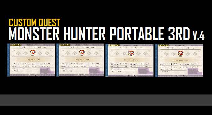 monster hunter portable 3rd dlc quest download monster hunter portable 3rd dlc quest download