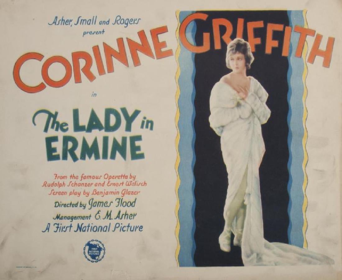 Actress Corinne Griffith 1924 Lilies Of The Field Silent Movie Poster