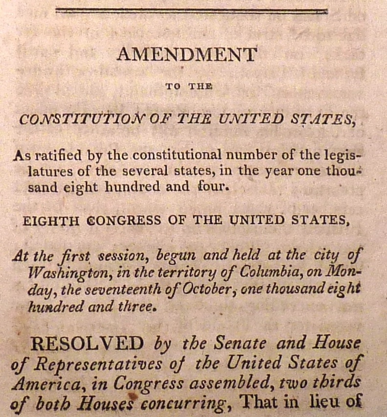 Tag: 12th amendment - The American Almanac