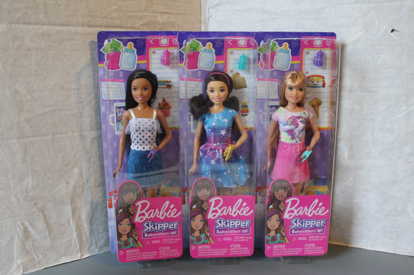 Biberon e Accessori Giocattolo per Bambini 3 Barbie Bambola Skipper Bionda Babysitter con Cellulare Anni FXG91 
