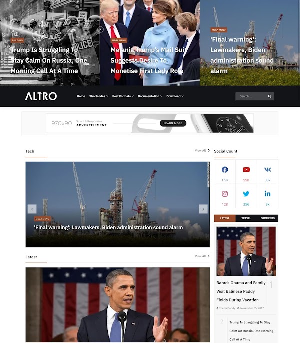 Altro Blogger Template 
