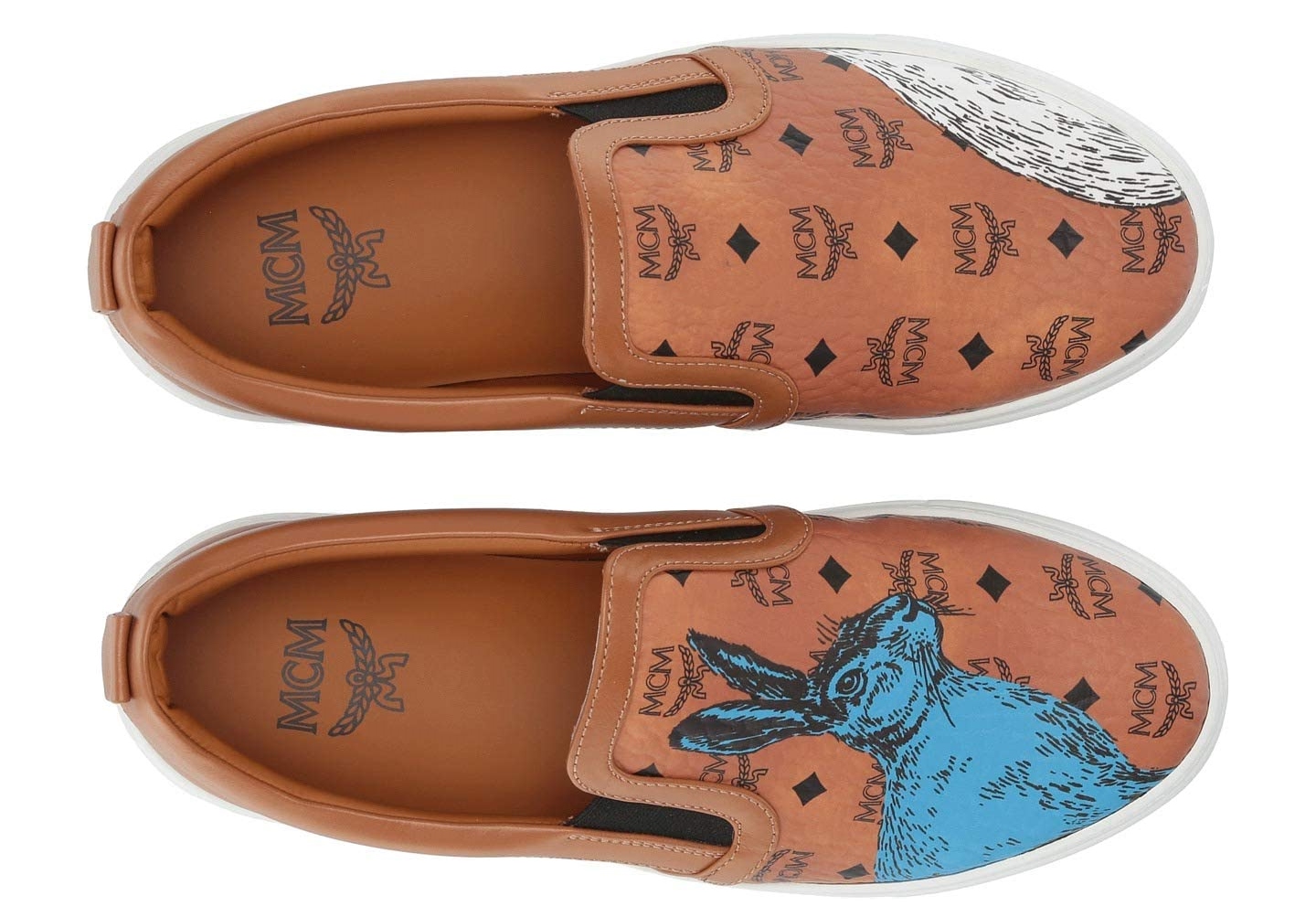 Shoe of the Day | MCM Hide and Seek Rabbit Slip-On Sneakers | SHOEOGRAPHY