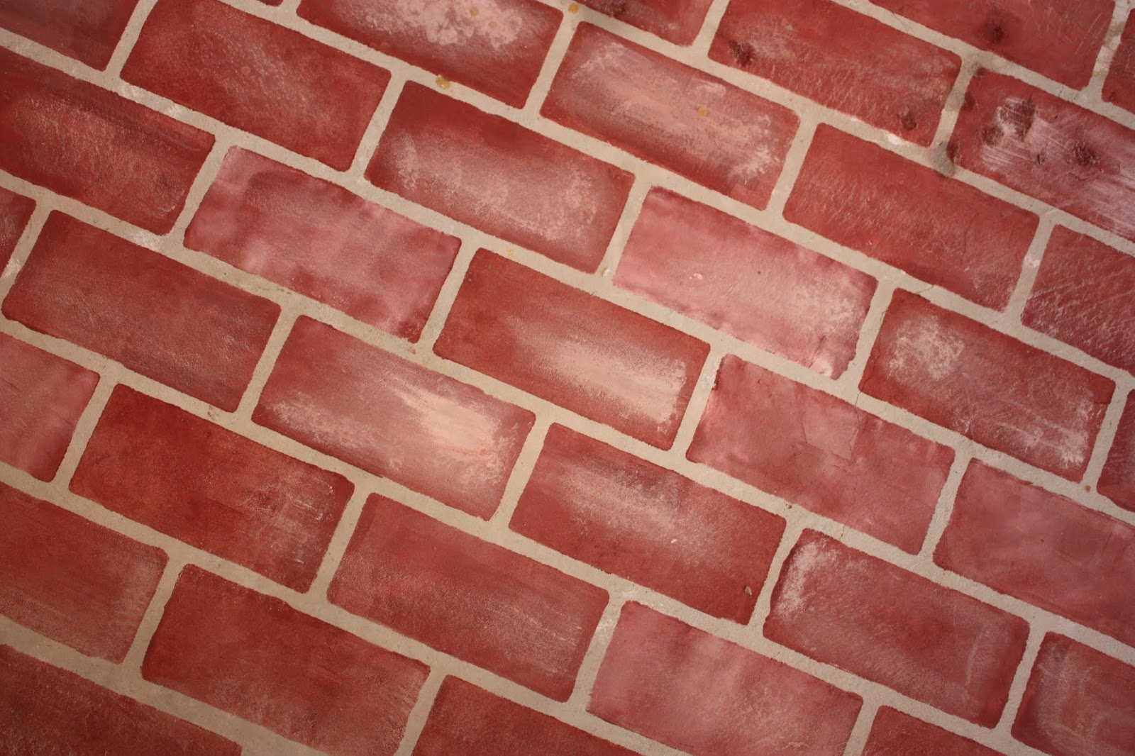 Pen & Hive How To Paint a Faux Brick Floor on Concrete