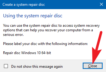 close window repair disc