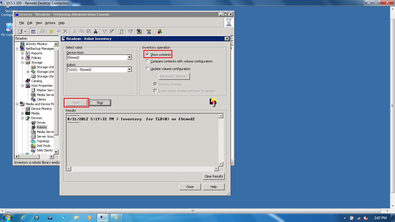 Remote Infrastructure Management Advance Disk Configuration in Netbackup