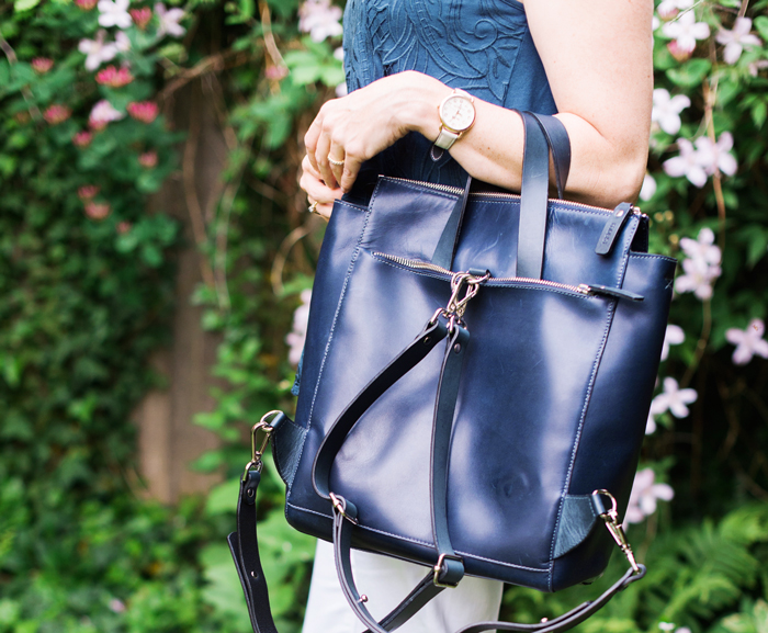 Backpack Full of Peonies - The Boston Fashionista