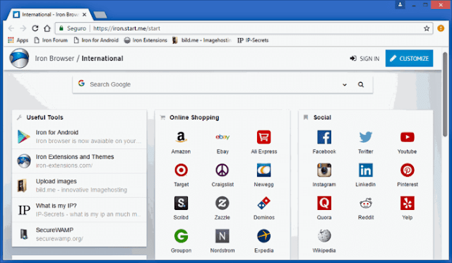 Download SRWare Iron 2023 Fast Web Browser for PC Free Download SRWare Iron 2023 Fast Web Browser for PC Free