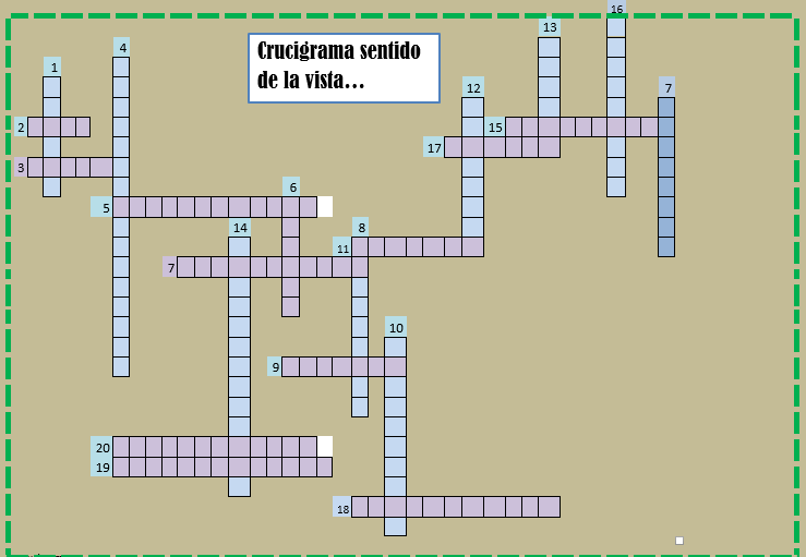 Base de la pelvis crucigrama