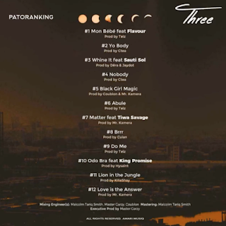 [Album] Patoranking – Three