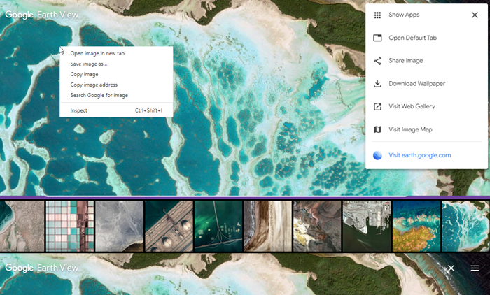 Guardar imágenes panorámicas de Google