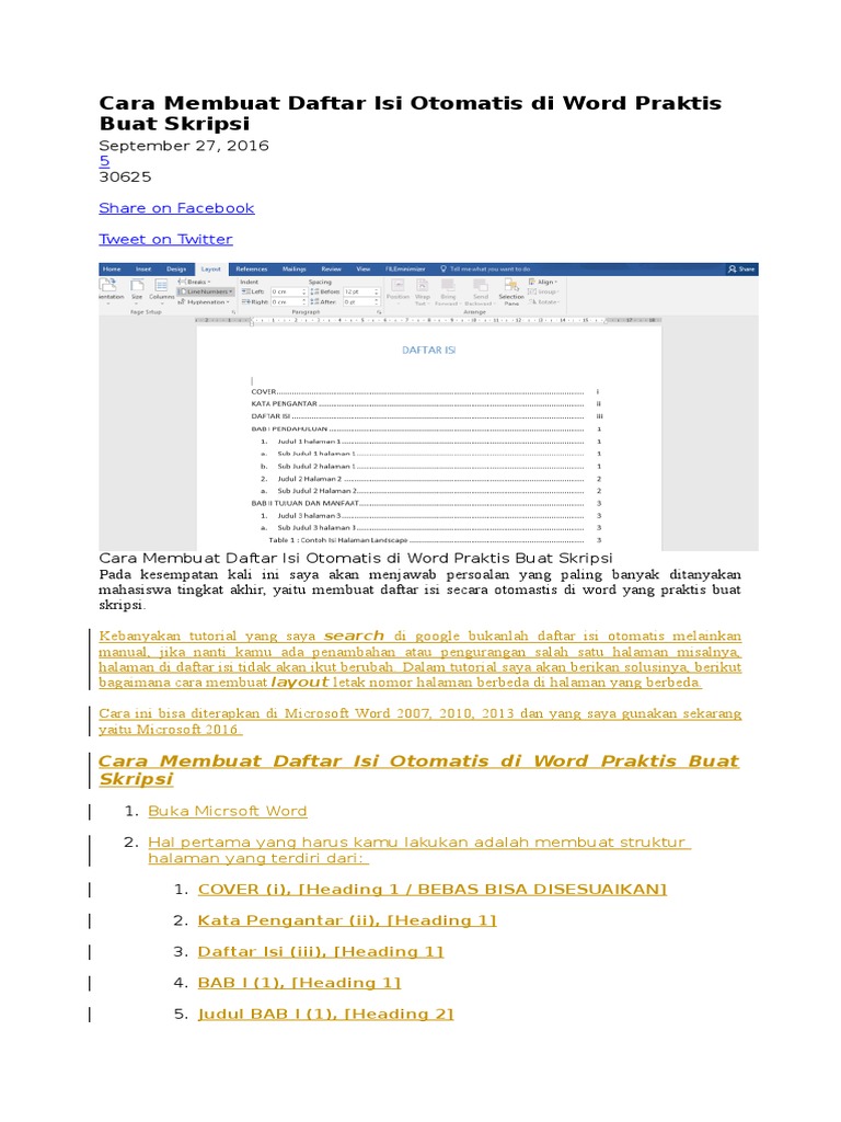 Struktur proposal penelitian – sketsa daftar isi skripsi - wood scribd indo