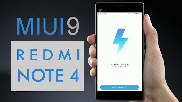 ROM MIUI 9 untuk Xiaomi Redmi Note 4 Series