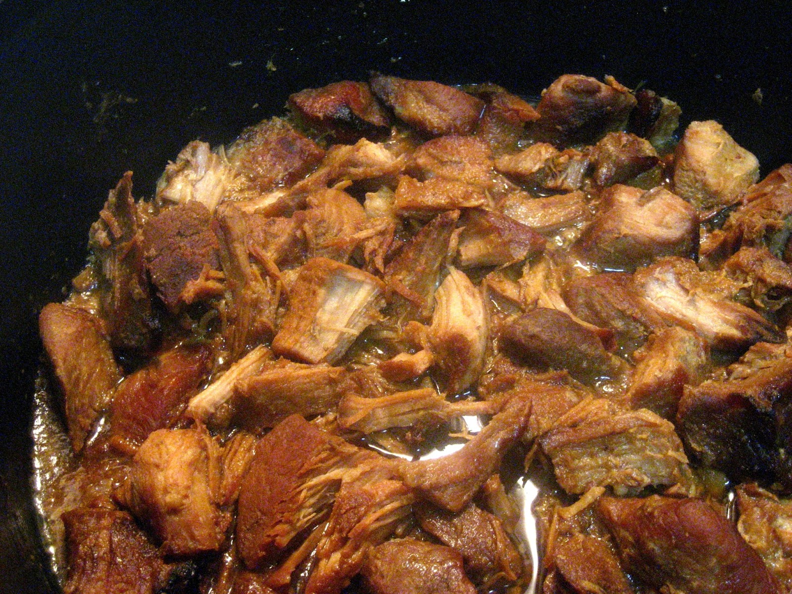 The Foodie Next Door SlowCooked Apple Cider Pork on the Stove