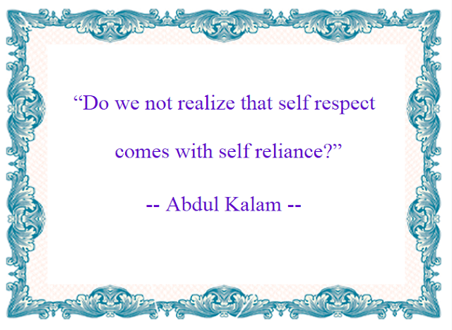 Motivational Quotes : Self reliance  - Kshitij Yelkar