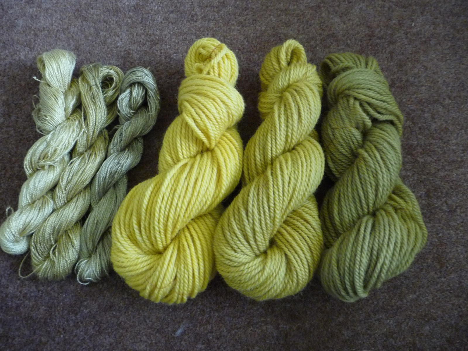 Wool Tribulations of Hand Spinning and Herbal Dyeing Goldenrod Plant