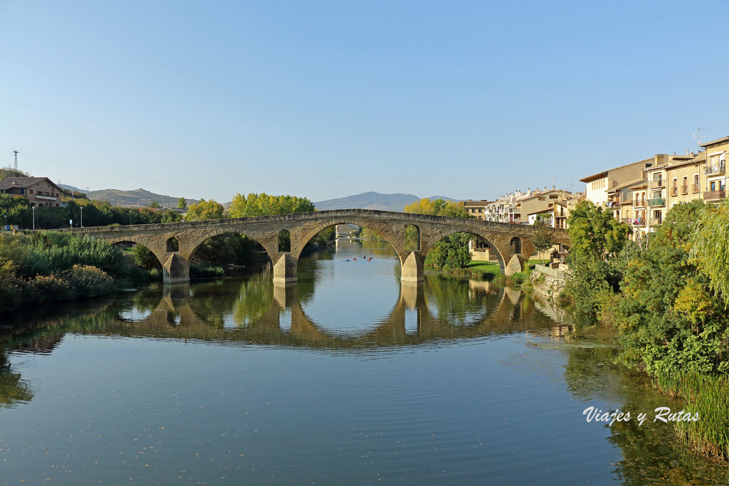 Puente la Reina, Puente románico