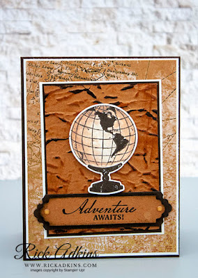 Beautiful World Card by Rick Adkins Beautiful World Bundle, World of Good Specialty Designer Series Paper, Manly Project, Rick Adkins, Stampin' Up!