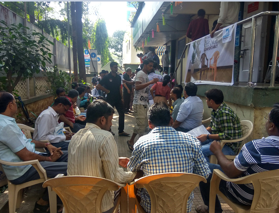 Supporting Demonetization: ‘Sit’ rather than ‘Stand’ in queues, Thanks to Nikamal Supporting Demonetization: ‘Sit’ rather than ‘Stand’ in queues, Thanks to Nikamal
