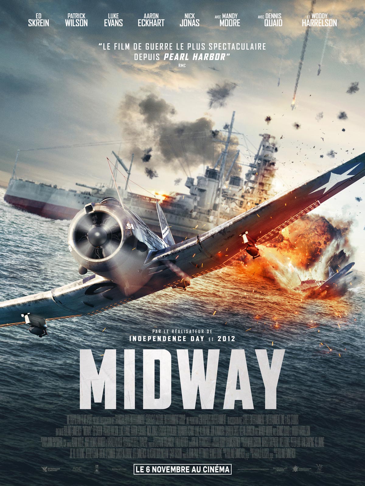 Film De Guerre Dans Le Pacifique Midway : un film de guerre à l'ancienne avec les moyens techniques d