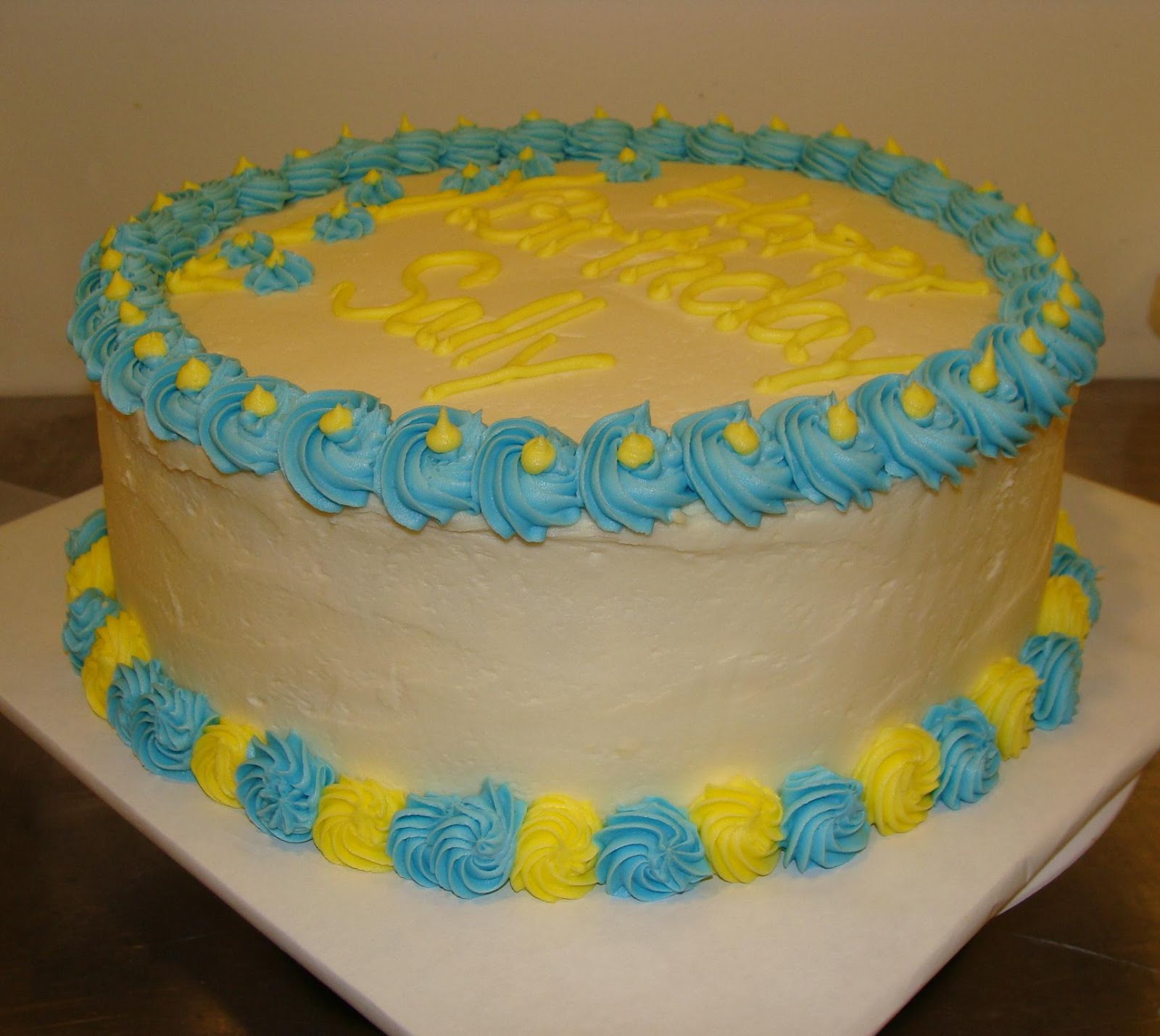 Door County Custom Cakes and Cookies Sally's Birthday Cake