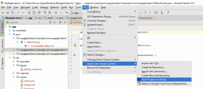add android studio project to github add android studio project to github