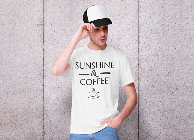 Sunshine and Coffee sthirt Coffee Graphic