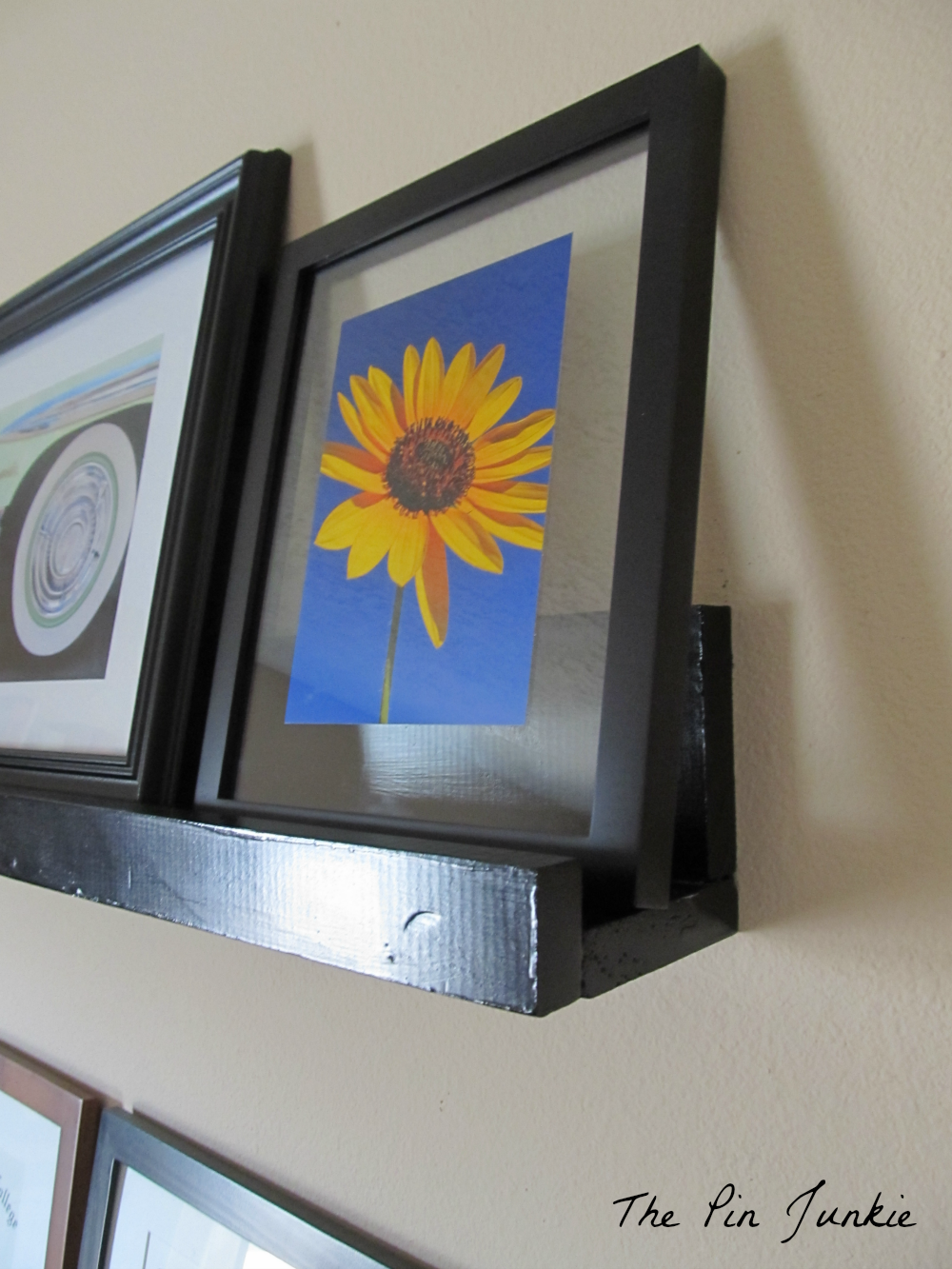 DIY Pottery Barn picture ledge