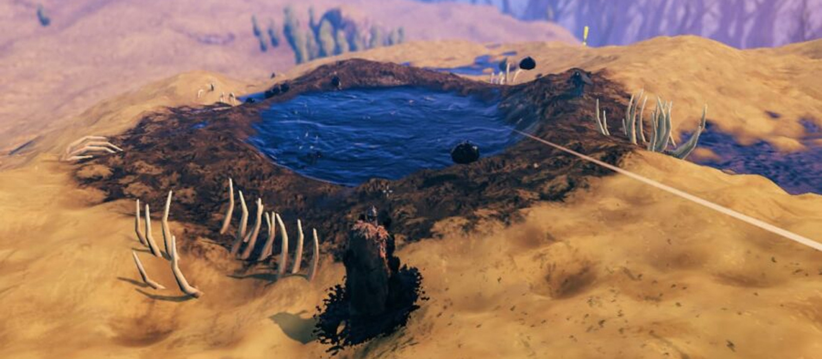 How to find tar in Valheim and craft dark wood items