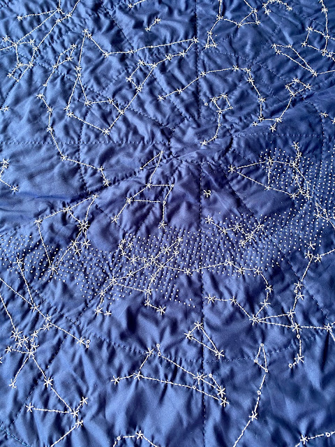 Diary of a Chain Stitcher: Haptic Lab Constellation Quilt Hand Embroidery