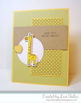 Love You? card-designed by Lori Tecler/Inking Aloud-stamps and dies from Lil' Inker Designs