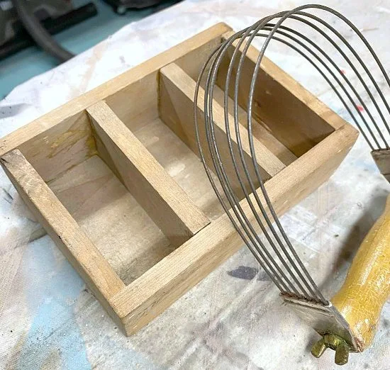 Vintage Pastry Blender Desk Organizer