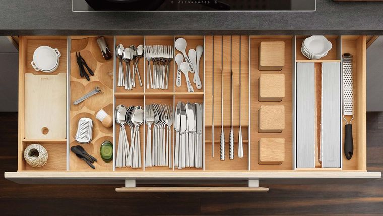 Diseño de cocinas - Diseño de cajones modernos de cocina