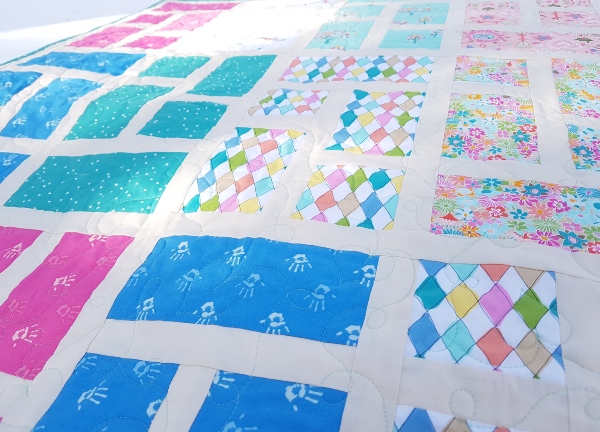 Formal Garden baby quilt pattern | DevotedQuilter.com
