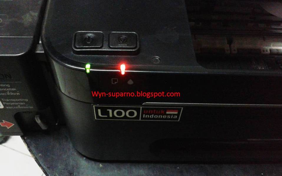  Mengatasi Error Printer Epson L100 Lampu Warning Menyala Tanpa Kedip