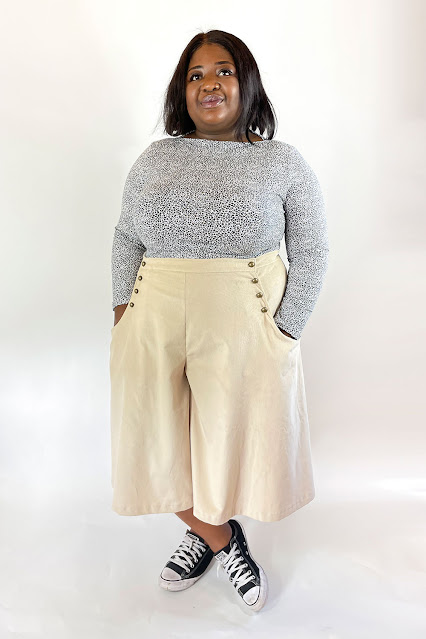 NEW PATTERN RELEASE! JLH Curve Bastion Culottes & Gable Top (now