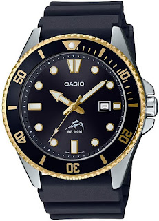 Casio Men's Diver Inspired Stainless Steel Quartz Watch