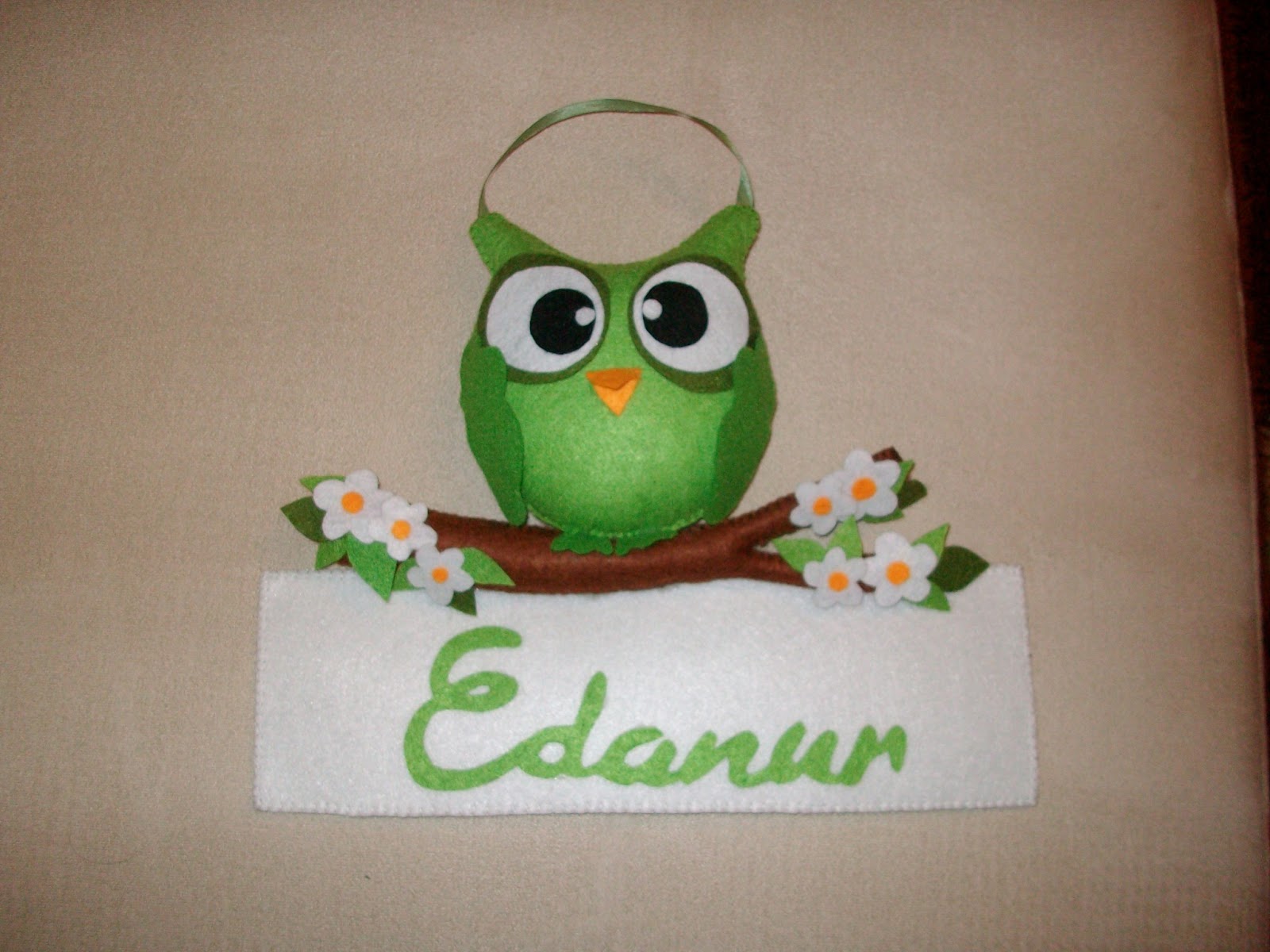 Aytence keçe kapı ve duvar süsü