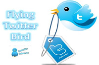 TWITTER FOLLOW FLYING BIRD