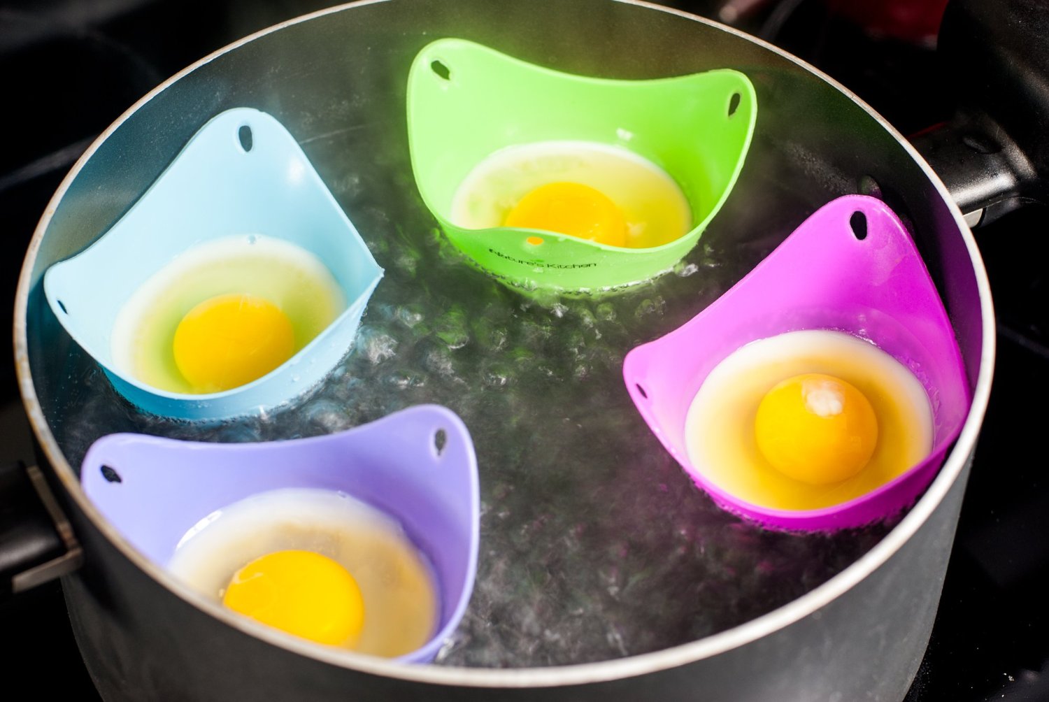 Amazon Discount Product Review Egg Poacher (4 Pack) in Bright