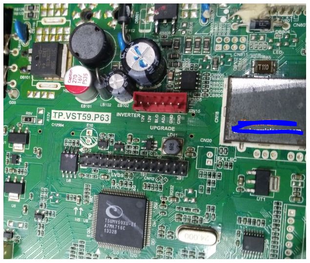 TP.VST59.P63 LED TV COMBO BOARD Ajar Electronics