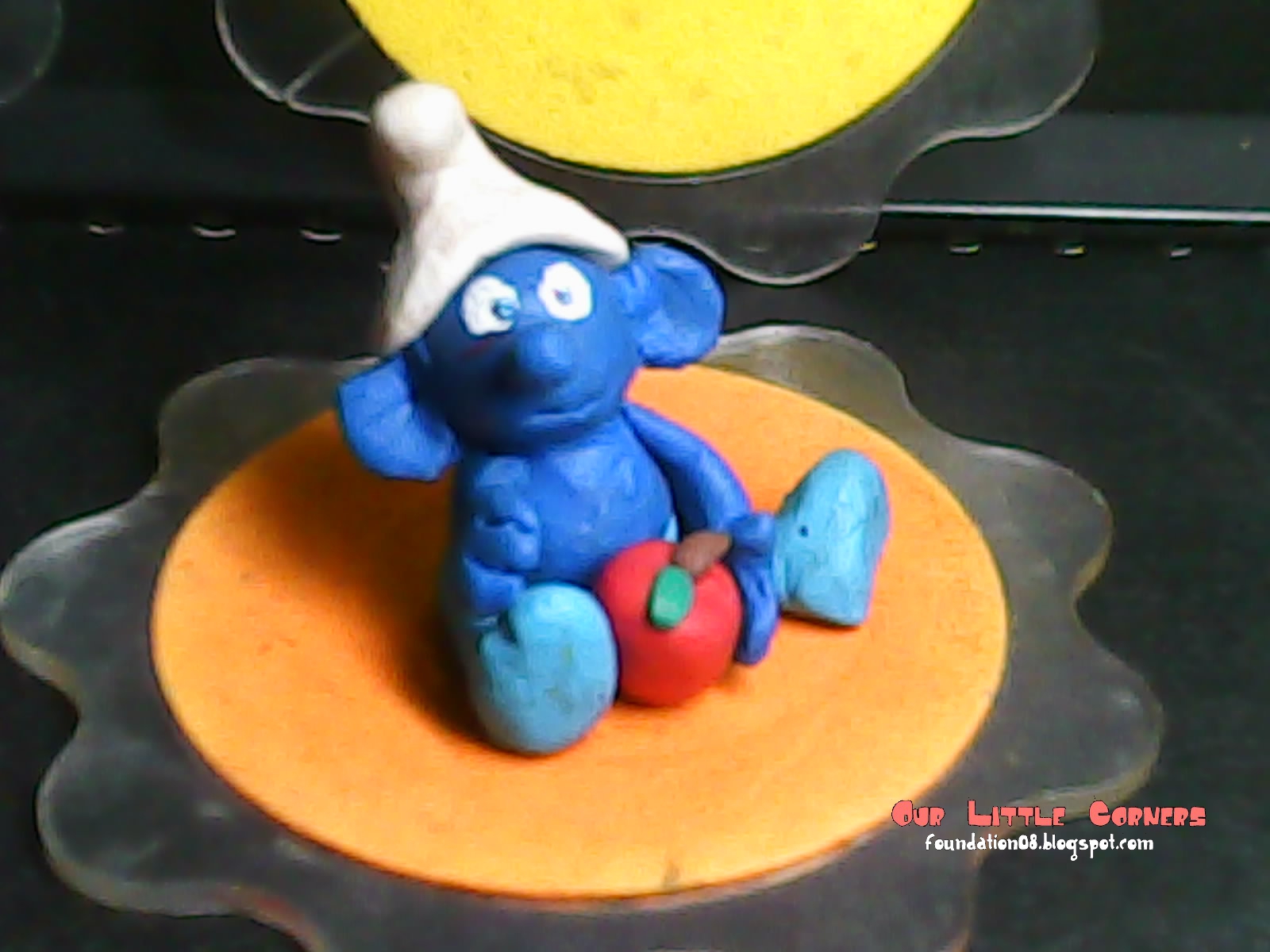 OUR LITTLE CORNERS Clay Art 13 Smurf