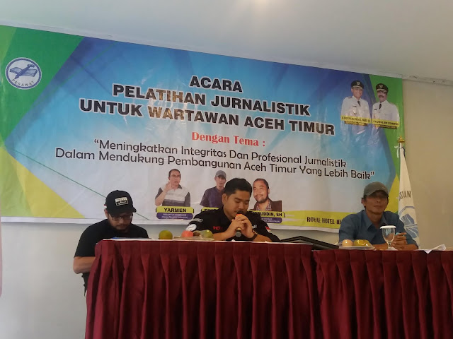 Persatuan Wartawan Aceh Timur Gelar Pelatihan Jurnalistik Desember 28, 2019