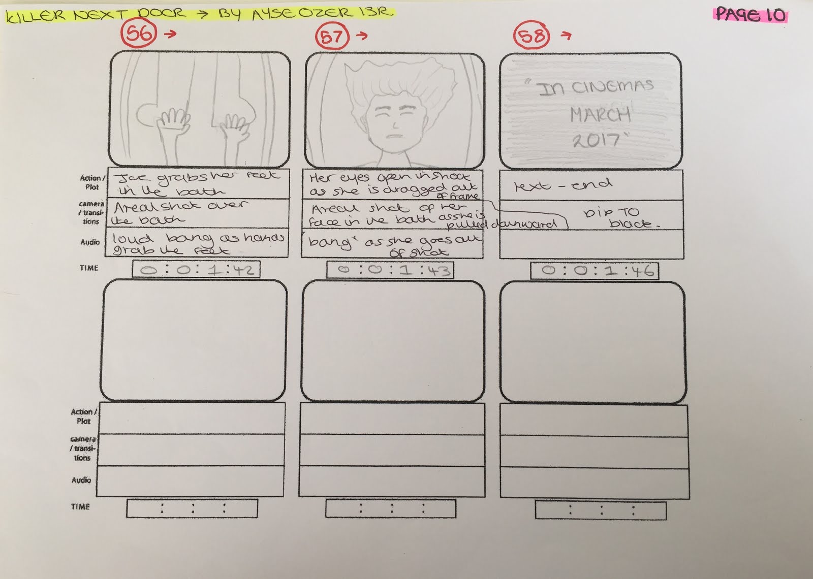 Ayse Ozer Advanced Production Story Board Final Draft