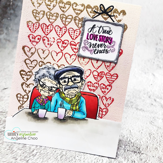 ScrappyScrappy: Feb New Release with Unity Stamp - Not Sick of You #scrappyscrappy #unitystampco #youtube #quicktipvideo #papercrafting #cardmaking #card #stamping #tierrajackson #notsickofyou #oldcouple #loveinthebackground #backgroundstamp #nuvostonedrop #tonicstudios #averyelle #framedie #photoframe #zingembossing #multicolorembossing #copicmarkers #cafescene #timholtz #distressoxideinks #atruelovestoryneverends