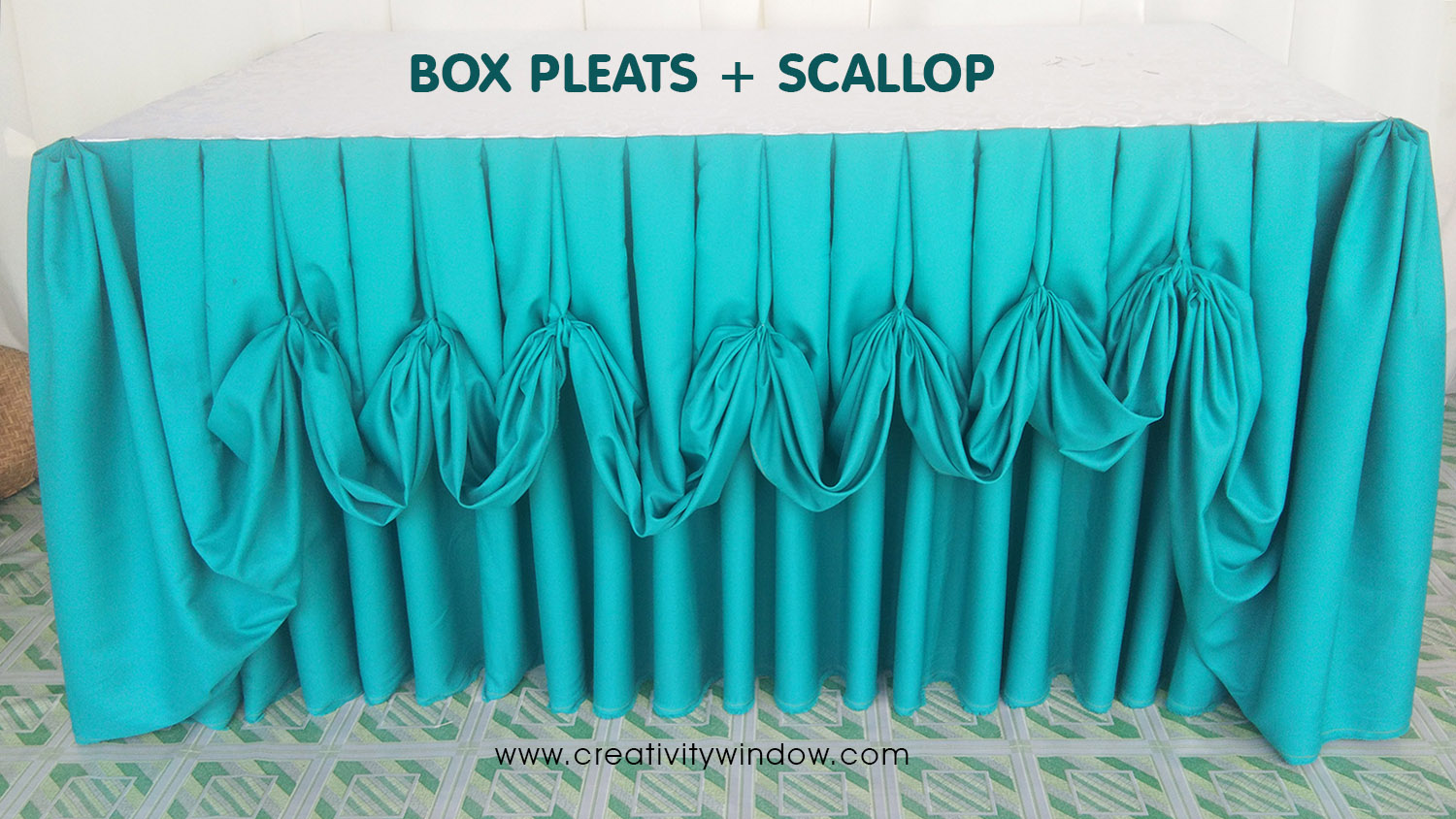 10 Simple Basic Table Skirting Design for Beginners CreativityWindow™