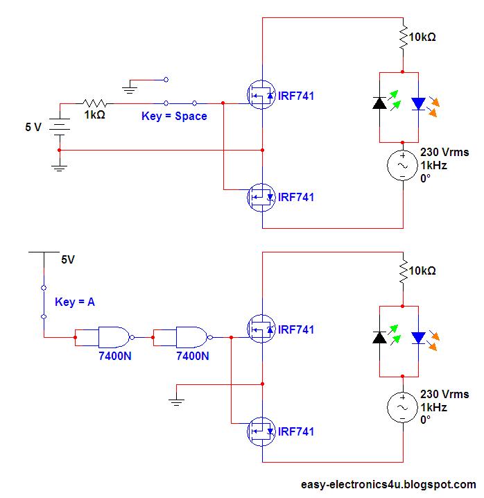 Mosfet Ac Switch Circuit Diagram