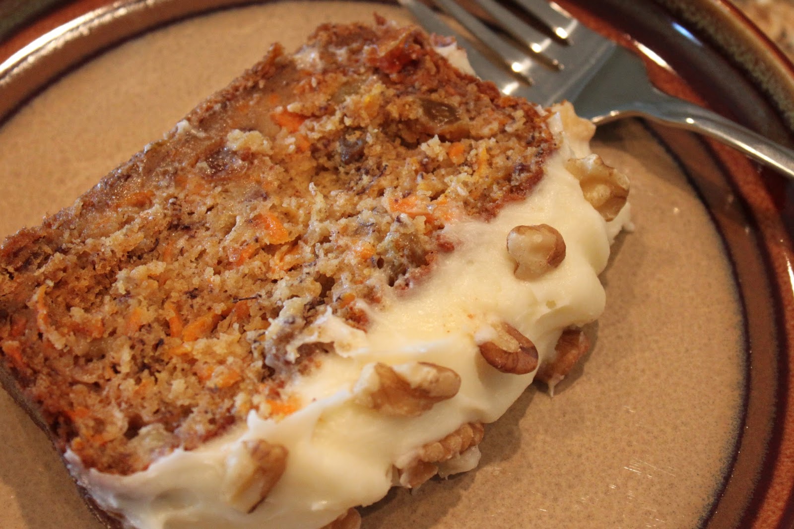Explore Love Eat Carrot Banana Cake with Cream Cheese Frosting