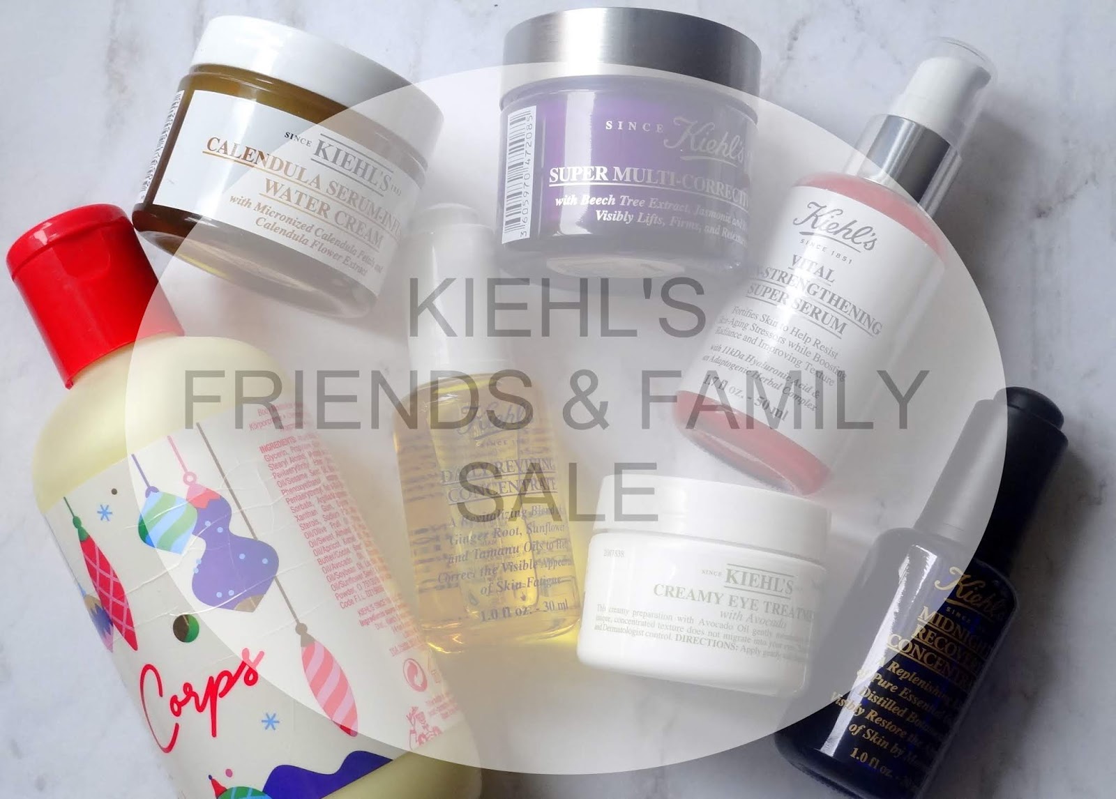 Makeup, Beauty and More Kiehl's Friends & Family Sale